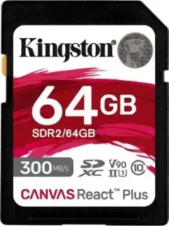 Kingston Canvas React Plus SDXC 64GB SDR2/64GB