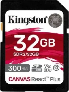 Kingston Canvas React Plus SDHC 32GB SDR2/32GB