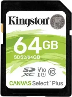 Kingston Canvas Select Plus SDXC 64GB SDS2/64GB