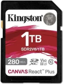 Kingston Canvas React Plus SDXC 1TB SDR2V6/1TB