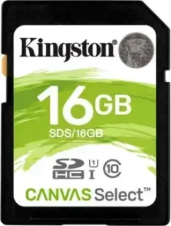 Kingston Canvas Select SDHC 16GB SDS/16GB