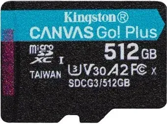 Kingston Canvas Go! Plus microSDXC 512GB SDCG3/512GBSP
