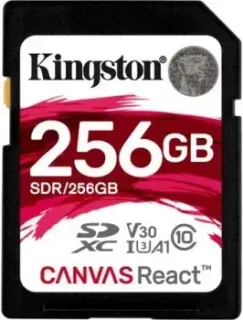 Kingston Canvas React SDXC 256GB SDR/256GB