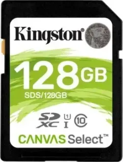Kingston Canvas Select SDXC 128GB SDS/128GB