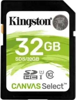 Kingston Canvas Select SDHC 32GB SDS/32GB