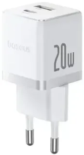 Baseus Palm Fast Charger C+U 20W EU P10111608213-00 (белый)
