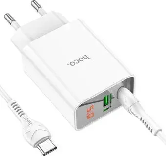 Hoco C100A USB Type-C (белый)