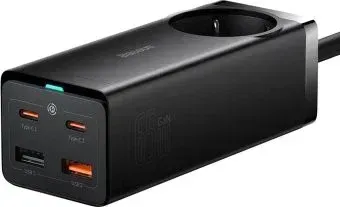 Baseus GaN3 Pro Desktop Powerstrip AC+2U+2C 65W PSZM000901