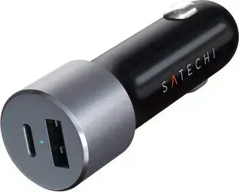 Satechi 72W Type-C PD Car Charger (серый космос)