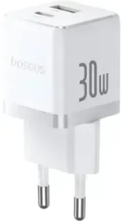 Baseus Palm Fast Charger C+U 30W EU P1011160A213-01 (белый)