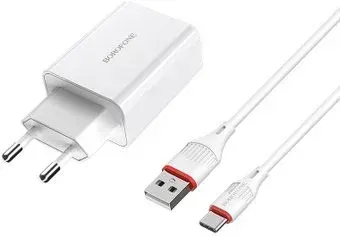 Borofone BA21A USB Type-C (белый)
