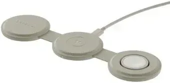 Satechi OntheGo 3-in-1 Charger ST-QTG31W (бежевый)