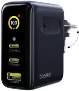 Baseus PicoGo AE21 Fast Charger 2C+U 100W EU E0121B00