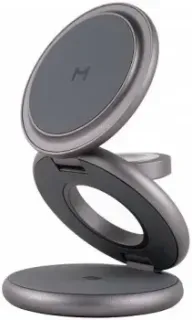 Magssory Disc Signature Edition 3 в 1 для Apple WCH033 (темно-серый)