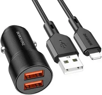Borofone BZ19 Lightning (черный)