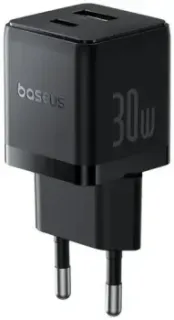 Baseus Palm Fast Charger C+U 30W EU P1011160A113-00 (черный)