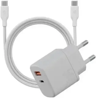 Energea Bazic GoPort Velox Kit GaN35 (белый, USB Type-C 1.5 м)