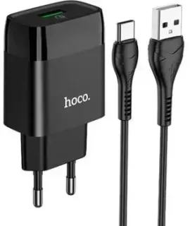 Hoco C72Q USB Type-C (черный)