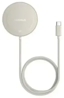 Baseus Simple Mini4 Magnetic Wireless Charging Stand Qi2 15W P10273300G21-00 (бежевый)
