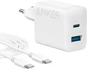 Anker 312 20W Wall Charger (2 Ports) + C