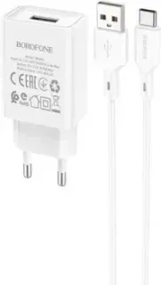 Borofone BA68A USB Type-C (белый)