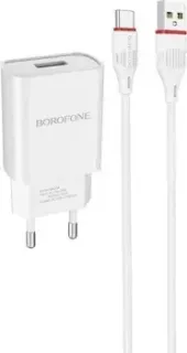 Borofone BA20A USB Type-C (белый)