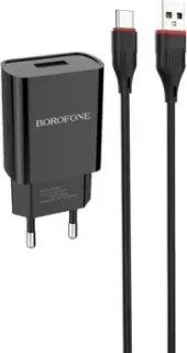 Borofone BA20A USB Type-C (черный)