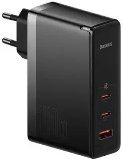 Baseus GaN5 Pro Fast Charger 2C+U 140W EU (черный)