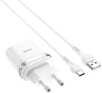 Hoco C12Q USB Type-C (белый)