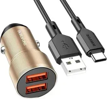 Borofone BZ19B USB Type-C (золото)