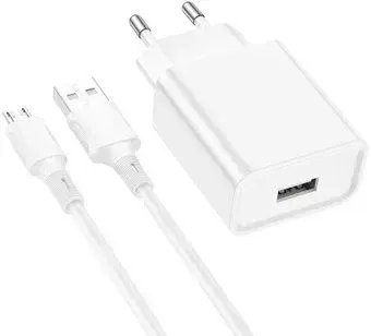 Borofone BA74A microUSB (белый)