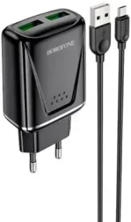 Borofone BA54A microUSB (черный)