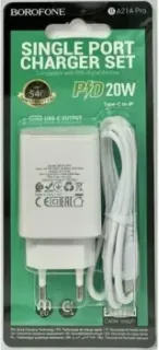 Borofone BA21A Pro Lightning (белый)