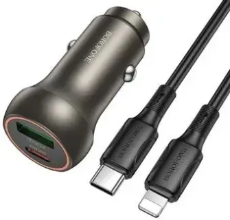 Borofone BZ32B Lightning (серый)
