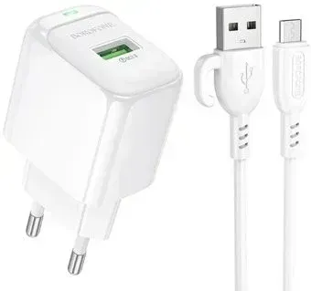 Borofone BAS42A microUSB (белый)
