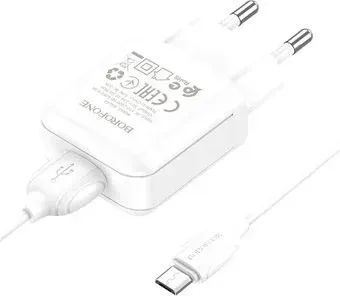 Borofone BA64A microUSB (белый)