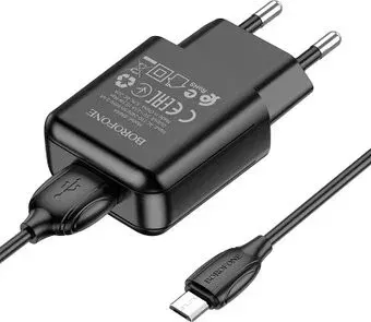 Borofone BA64A microUSB (черный)