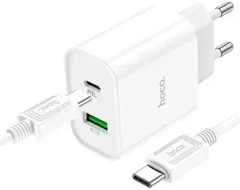 Hoco C80A Plus USB Type-C (белый)