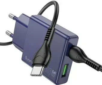 Hoco N45 USB Type-C (титановый синий)
