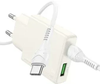 Hoco N45 USB Type-C (лунный белый)