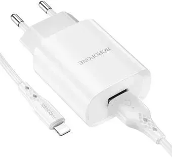 Borofone BN1 Lightning (белый)