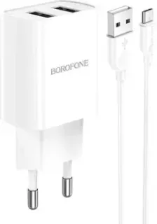 Borofone BA53A microUSB (белый)
