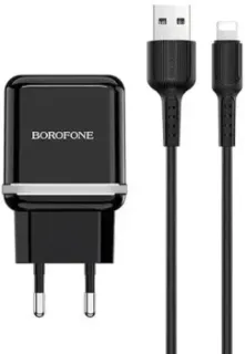 Borofone BA25A Lightning (черный)