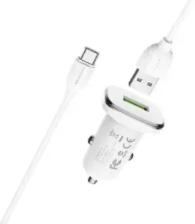 Borofone BZ12A USB Type-C (белый)