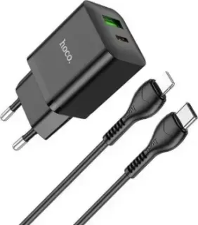 Hoco N28 Lightning (черный)