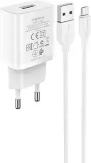 Borofone BA52A microUSB (белый)