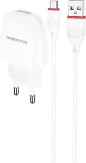 Borofone BA49A microUSB (белый)