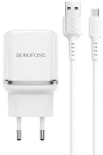 Borofone BA36A microUSB (белый)