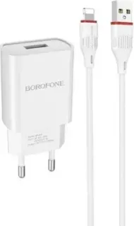 Borofone BA20A Lightning (белый)