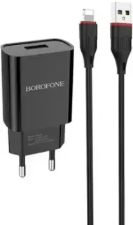 Borofone BA20A Lightning (черный)